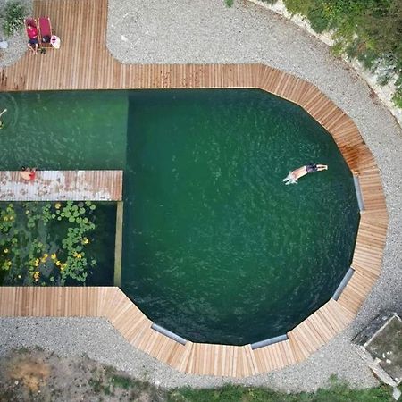 Grand Gite Les Cabanes De Fallot Pour 19 Personnes - Piscine Naturelle L'isle-Bouzon Екстер'єр фото