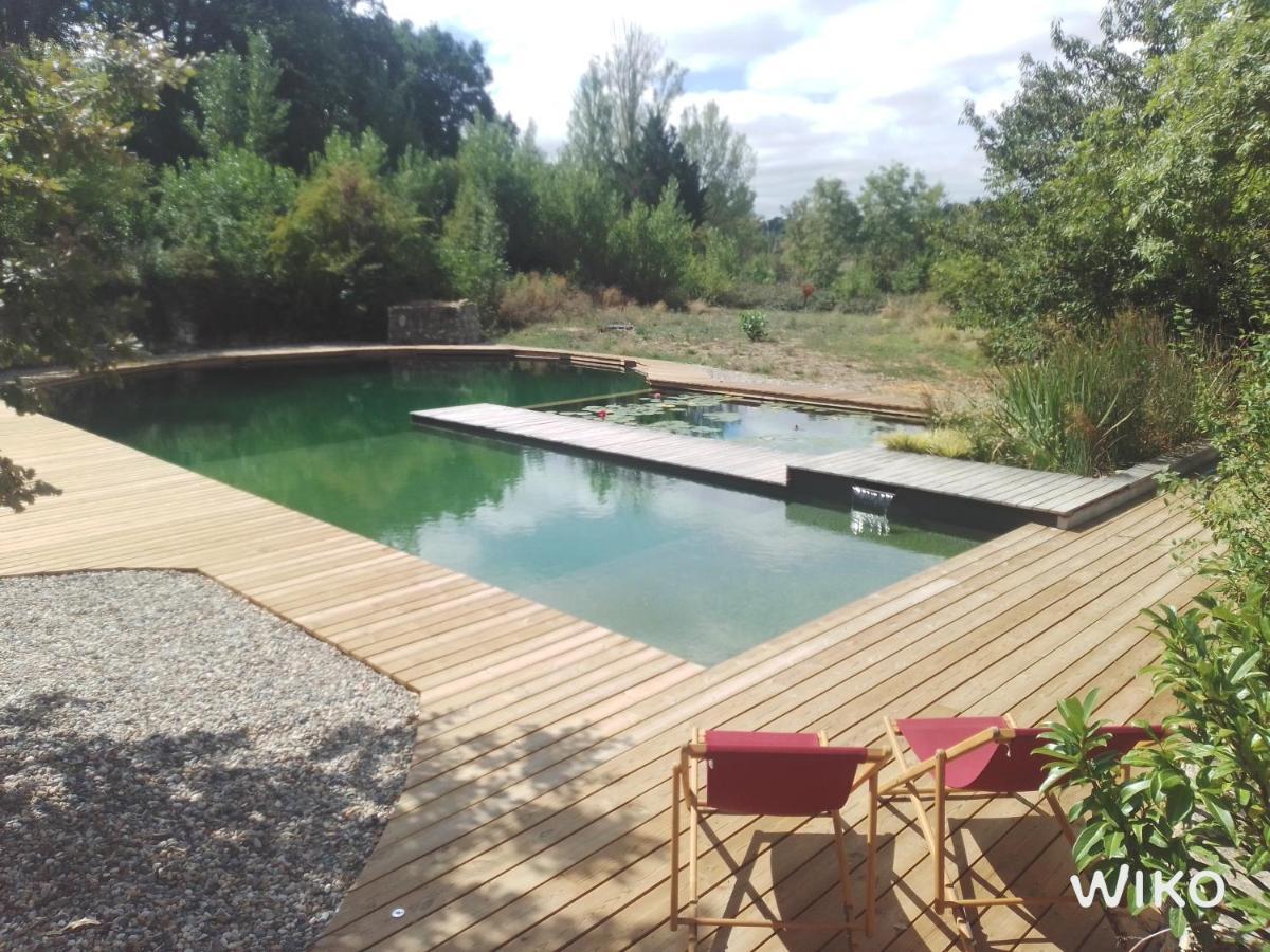 Grand Gite Les Cabanes De Fallot Pour 19 Personnes - Piscine Naturelle L'isle-Bouzon Екстер'єр фото